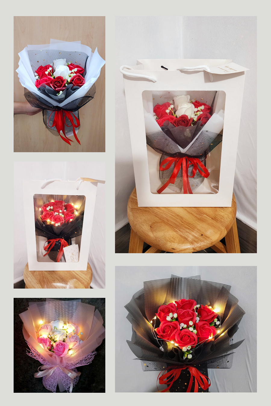 Set Túi Hoa Quà Tặng HS 3