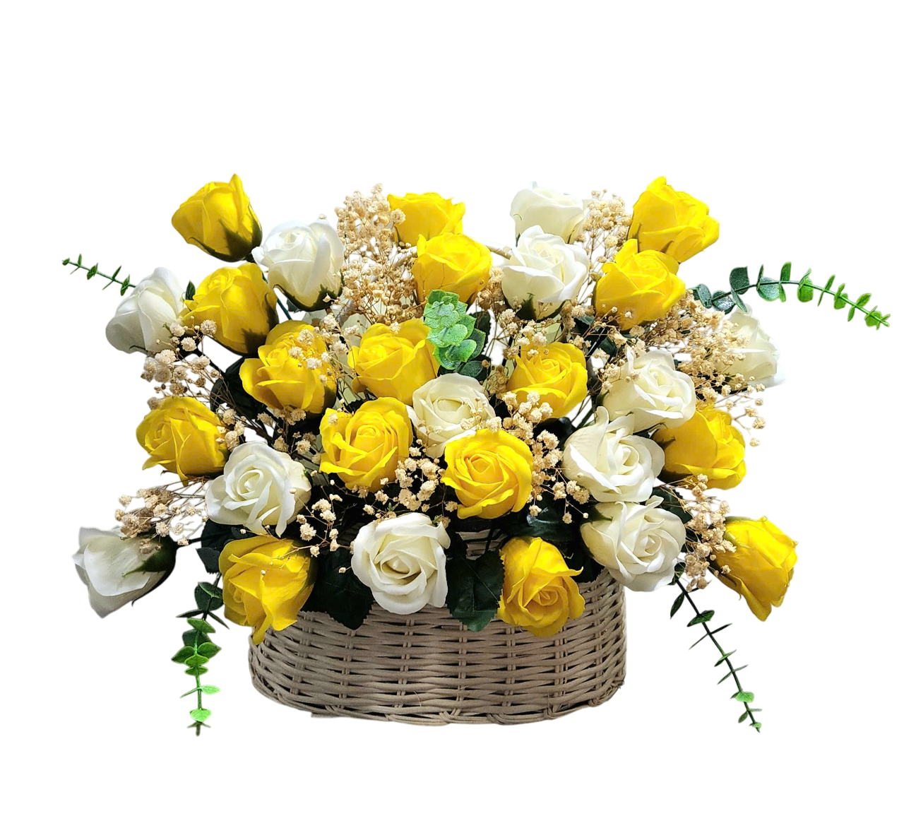 Giỏ Hoa Sáp Thơm - Hy Vọng